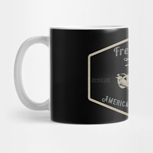 Free Rider American Motorcycles Biker Mug